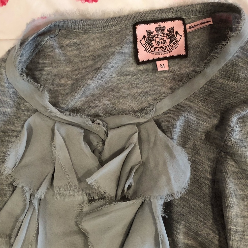 Size M Juicy Couture cardigan